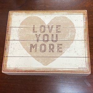 Love you more sign 🥰